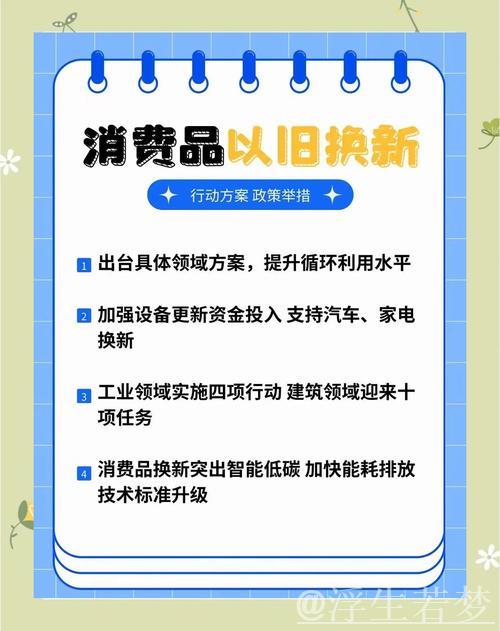 各地不断推出政策优惠——推动消费品旧换新升级提效