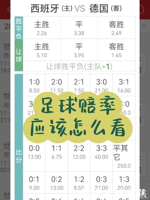世界杯外围竞猜赔率分析：如何选择高回报赛程？